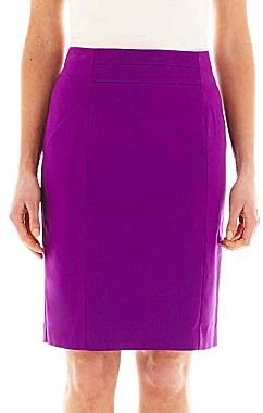 JCPenney Worthington® High-Waist Sateen Pencil Skirt - Tall