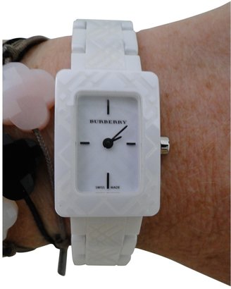Burberry White Ceramic Watch