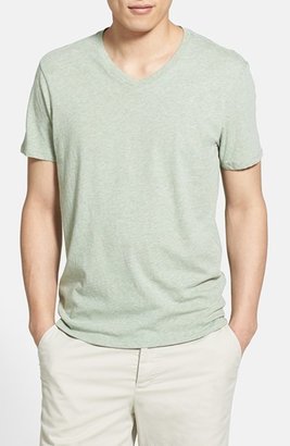 Vince 'Favorite' Heathered Jersey V-Neck T-Shirt