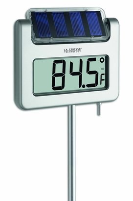 La Crosse Technology 306-645 Solar Powered Garden Thermometer