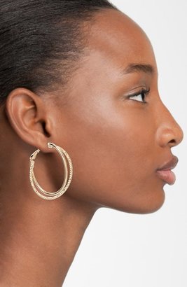 Nordstrom Textured Hoop Earrings