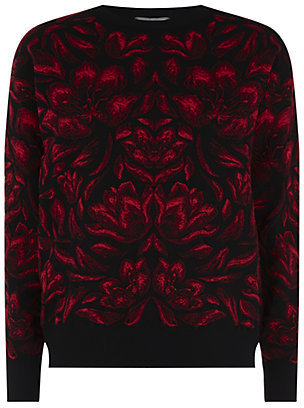 Alexander McQueen Jacquard Tulip Sweater