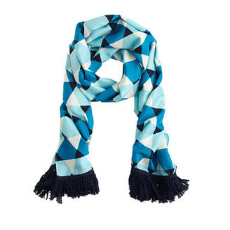 J.Crew Silk triangles scarf