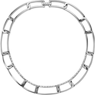 DKNY Geometric Glitz Stainless Steel Necklace