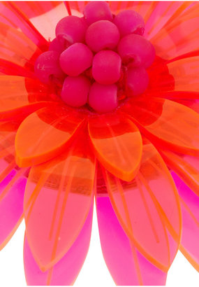 Issa Azalea neon acrylic flower brooch
