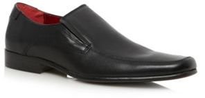 Red Tape Black Kelty slip on leather shoes
