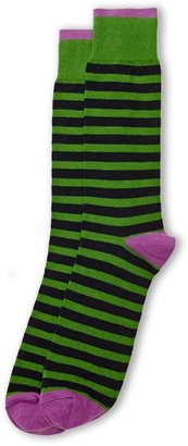LORENZO UOMO Men's Rugby Stripe Socks