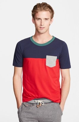 Band Of Outsiders Colorblock Pocket T-Shirt