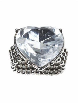 Betsey Johnson Heart Stone Ring