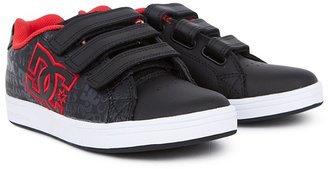 DC Black Character Velcro Trainers