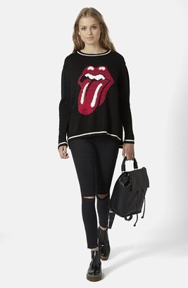 Topshop 'Rolling Stone' Sweater