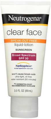 Neutrogena Clear Face Sunscreen Lotion SPF 30