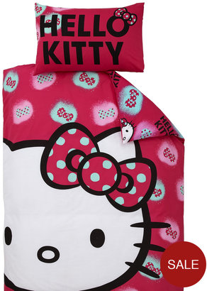 Hello Kitty Ink Duvet Cover Set