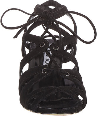 Manolo Blahnik Women's Netochka Caged Sandals-Black