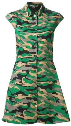 Carven camouflage blouse dress