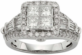 JCPenney MODERN BRIDE 1 CT. T.W. Diamond 10K White Gold Quad Princess Ring