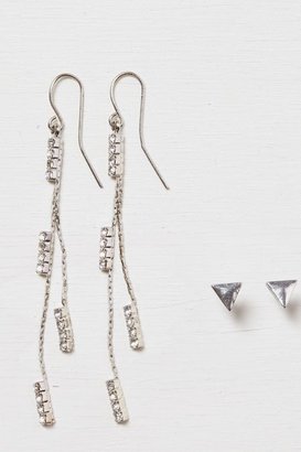 American Eagle Outfitters Silver Earring Duo