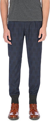Paul Smith Checked tapered trousers