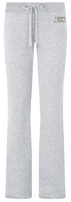 Juicy Couture Sequin Logo Velour Track Pant