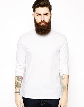 Aquascutum London Long Sleeve T-Shirt - White