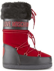 Love Moschino Women's Stivaletto Moon Boots Red/Black