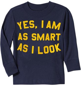 Old Navy "Yes, I Am As Smart As I Look" Tees for Baby