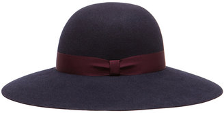 Lanvin Capeline Hat in Navy Blue