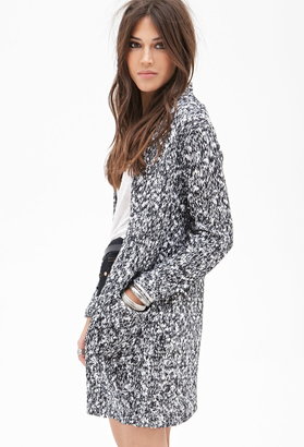 Forever 21 Textured Open-Front Cardigan