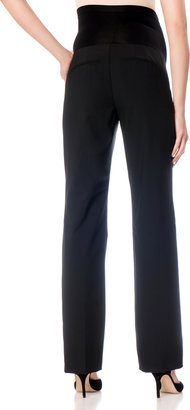 A Pea in the Pod Secret Fit Belly Twill Back Pockets Straight Leg Maternity Pants