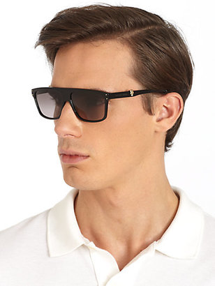 Alexander McQueen Skull Wayfarer Acetate Sunglasses