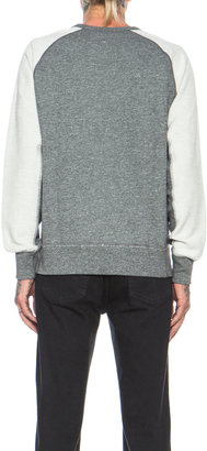 Rag and Bone 3856 rag & bone Loopback Cotton-Blend Sweatshirt in Grey