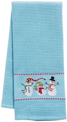 DII Winter Embroidered Dish Towel