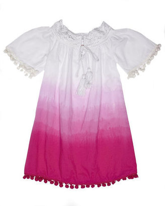 Miss Cocoa Tots Girls Dip Dyed Kaftan