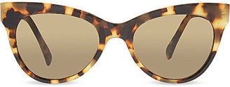 Norma Kamali Tortoise shell cat eye sunglasses