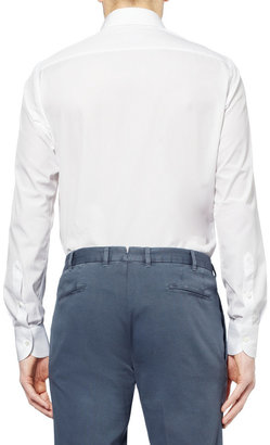 Brioni White Slim-Fit Cotton Shirt