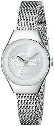 Lacoste Women's 2000877 Valencia Mini Silver-Tone Stainless Steel Watch