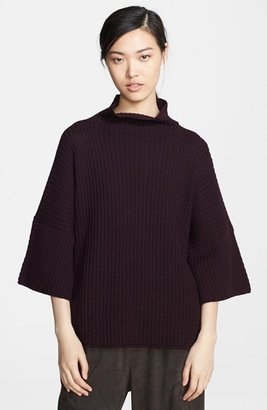 eskandar Funnel Neck Wool Sweater