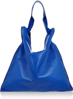 Jil Sander Textured-leather shoulder bag