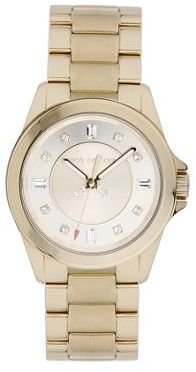 Juicy Couture Ladies gold diamante wrist watch