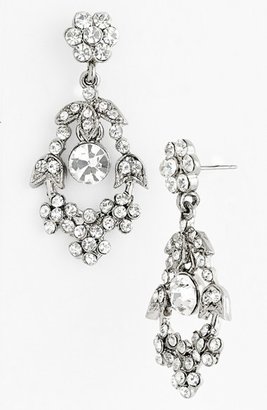 Nina 'Haiden' Floral Crystal Drop Earrings