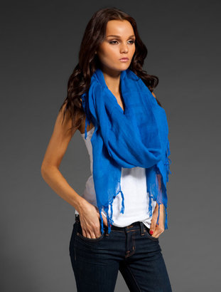Love Quotes Hand Knotted Fringe Scarf