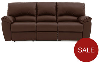 Neve 3-Seater Faux Leather Recliner Sofa