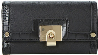 Dune Klinton fliplock faux-leather purse