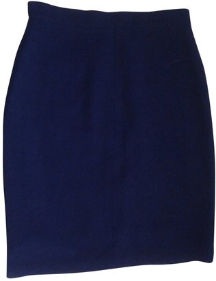 Sonia Rykiel Blue Wool Skirt