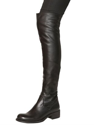 Strategia 40mm Stretch Faux Leather Boots