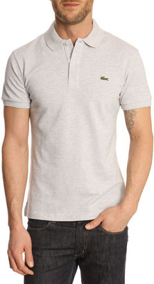 Lacoste Grey Slim-Fit Polo Shirt
