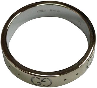 Gucci Metallic White gold Ring