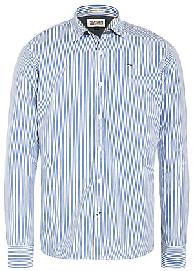 Tommy Hilfiger Thomas Stripe Shirt, Cerulean Blue
