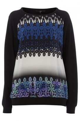 Tibi Silk & Cotton Blend Sweater