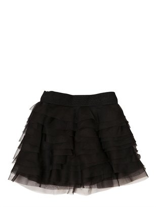 Lanvin Petite - Multi Layer Organdie  Silk Skirt